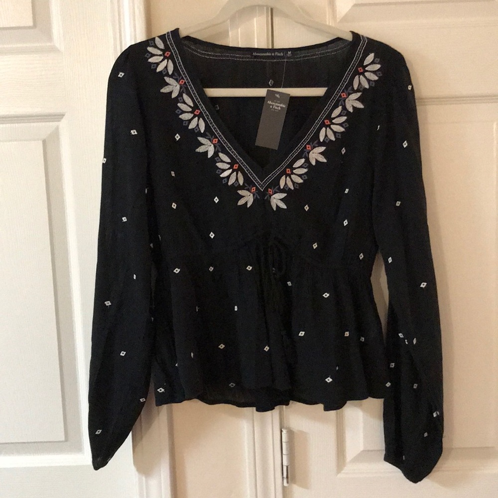New with tags Abercrombie and Fitch babydoll shirt
